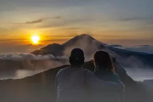 Les merveilles naturelles du mont Batur